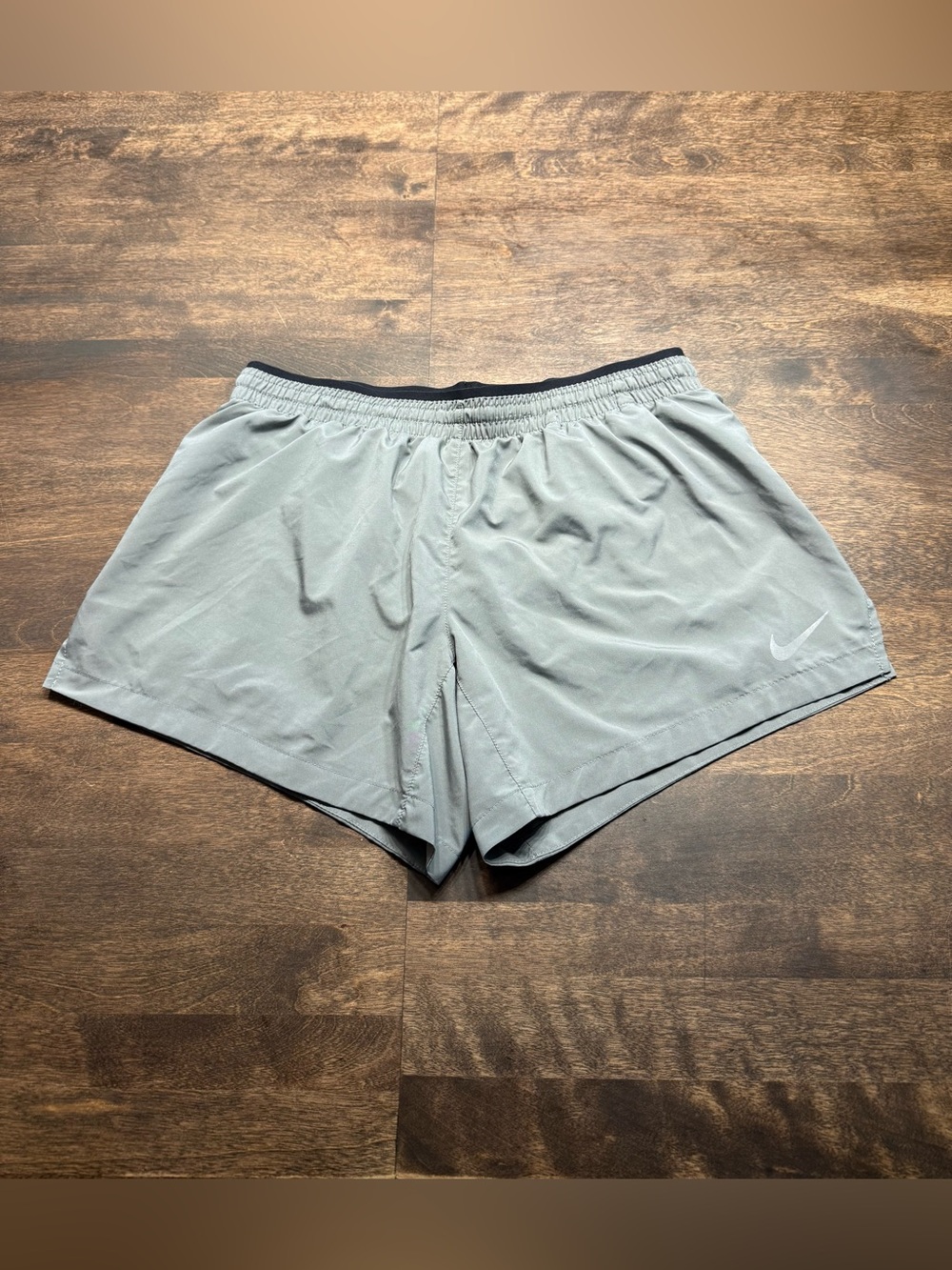 Nike Womens Light Grey Athletic Shorts